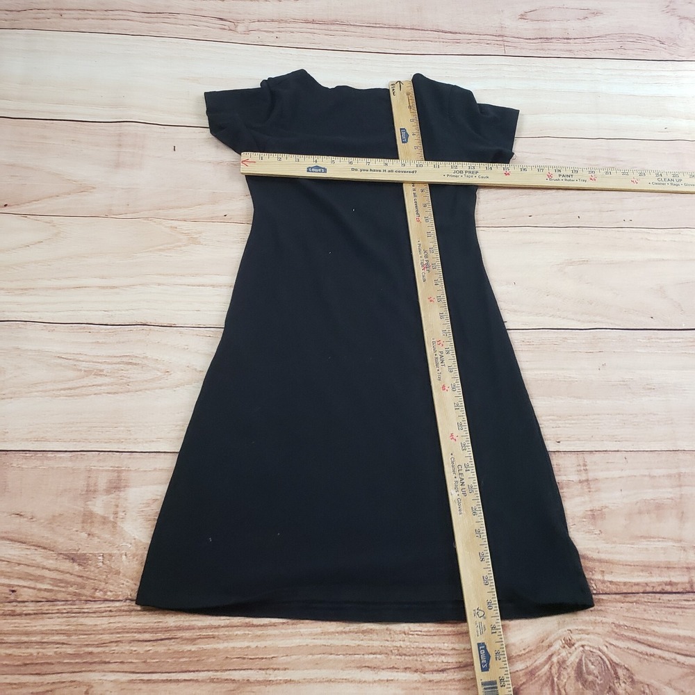 Brandy Melville Dress Womens One Size Black A-line Casual Knee Length Ladies - Picture 5 of 11